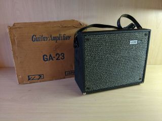 Vintage Leban 23 Ga - 23 All Tube Guitar Amplifier With Box Hard To Find