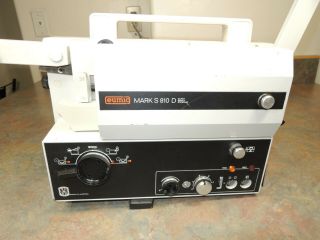 Eumig Mark S 810 D 8 8mm Reel Vtg Single 8 Sound Projector 810d Read