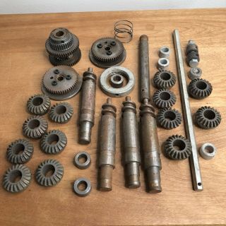 Ammco Tools Inc.  - Brake Lathe Parts Gears Bulk Vintage Oem Metal Rods Lota