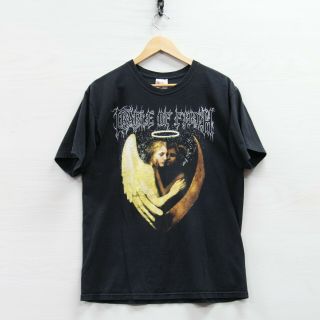 Vintage Cradle Of Filth Morbid Sordid T - Shirt Large Heavy Rock Metal Band Tee