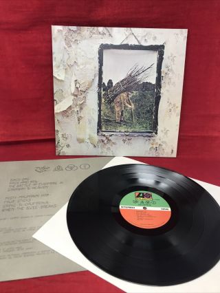 Led Zeppelin Iv 180 Gram Vinyl Lp Record Zoso R1 - 535340