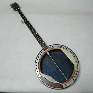 Penncrest By Kay Vintage Banjo 5 Strings Wood Usa Made Project To Be Completed