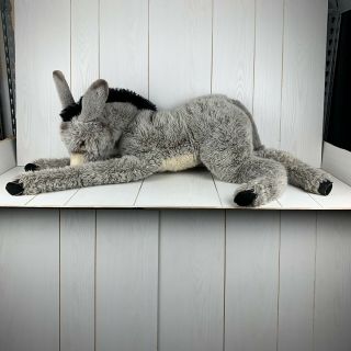 Vintage Steiff Large Donkey Stuffed Animal 40 - Inch Collectible Plush Toy Jumbo