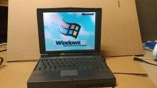 Vintage Gateway 2000 Solo 2100 Laptop Pentium Mmx 166 Mhz Windows 95 Operating S