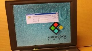 Vintage Gateway 2000 Solo 2100 Laptop Pentium MMX 166 MHz Windows 95 Operating s 3