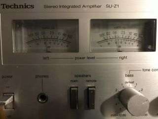 Vintage Technics Stereo Integrated Amplifier SU - Z1 L00K 2