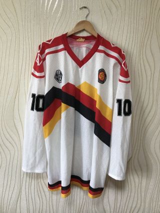 Germany U23 1993 Ice Hockey Vintage Shirt Jersey Tackla Trikot 10