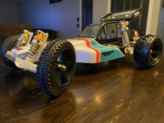 Rc10 Vintage Composite Craft Chassis - Hpi Star Wheels.  Fresh Build.
