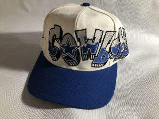 Vintage Dallas Cowboys Drew Pearson Graffiti Snapback Hat Cap Nfl Football Star