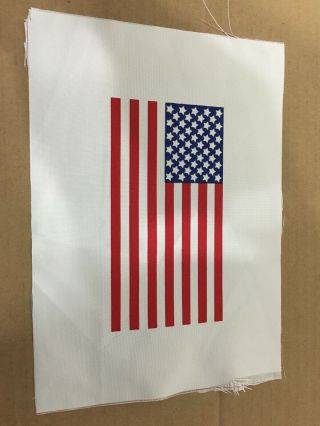 Vintage Nasa Beta Cloth American Flag Owens Corning Fiberglas
