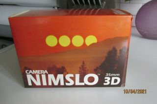 Vintage " Nimslo 3d " Quadra Lens 35mm Film Camera W/ Instructions