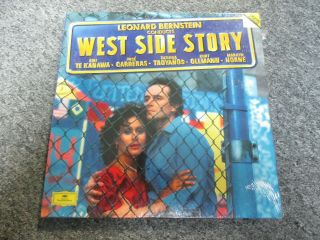 West Side Story Leonard Bernstein Conducts 2x Lp Dg Te Kanawa Musical
