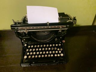 Vintage 1923 Underwood Standard Typewriter No 3 12” Serial 437353 - 12