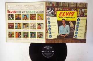Elvis Presley For Everyone Victor Shp - 5500 Japan Vinyl Lp