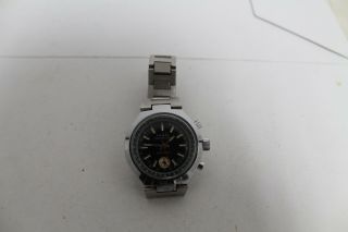 Vintage Old German Made Umf Ruhla Mens Chronograph Wrist Watch