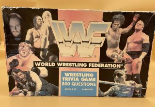 Vintage Vtg 1998 Wwf World Wrestling Federation Trivia Game Cardinal No.  32600