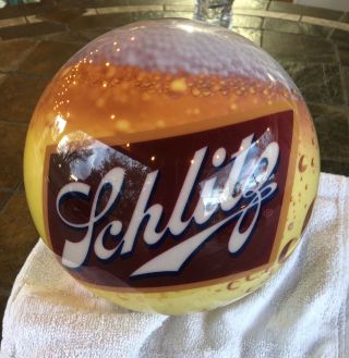 Vintage Schlitz Bowling Ball Undrilled Vintage Beer Bowling Ball Schlitz Beer