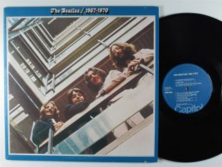 Beatles 1967 - 1970 Capitol 2xlp Vg,  /vg,  Blue Label Gatefold ^