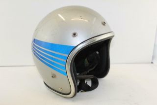 Vintage Arthur Fulmer Wings Motorcycle Helmet Bell Mchal Buco Af 40 50