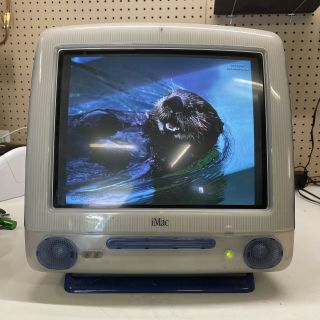 Vintage Special Edition Apple Imac (blue / Clear) G3 400 Mhz Ver.  Mac Os X M5521