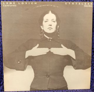 Lene Lovich ‎– Stateless - Stiff Records ‎– 15.  511