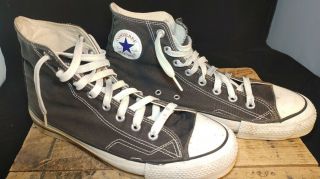 Vintage Converse All Star Chuck Taylor Made In Usa High Top Sneakers Size 8.  5