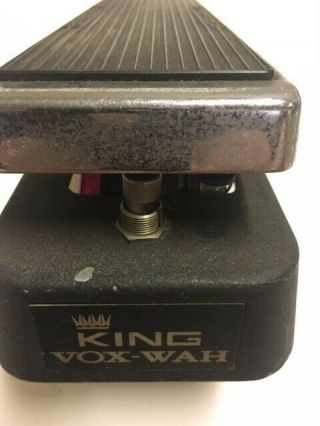 Vintage King Vox Wah Effects Pedal - Thomas Organ Co 95 - 932011