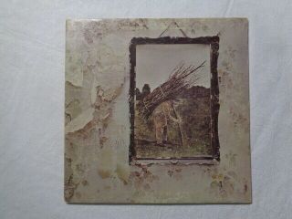 Led Zeppelin Iv Zoso Vinyl Lp 1971 Atlantic Sd 7208 Vg,