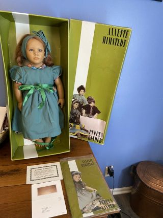 Annette Himstedt Adrienne Doll 4845 Reflections Of Youth 26” 1986 Papers & Box