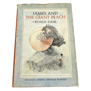 Vintage 1961 Roald Dahl James And The Giant Peach First Edition Hc Dj