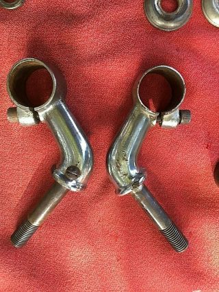 American Vintage Indian Vertical Twin Handlebar Risers Warrior Scout 1949