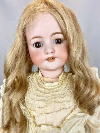 Antique 22 " German Simon Halbig Bergman Bisque Head Doll - Nr
