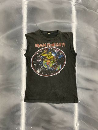 Vintage 1983 Iron Maiden World Piece