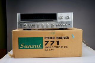 Vintage Sansui 771 Stereo Receiver Japan Am/fm Stereo/mono Amplifier