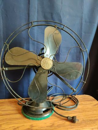 Vintage Ge General Electric Oscillating Fan Type Aou Form Ae2