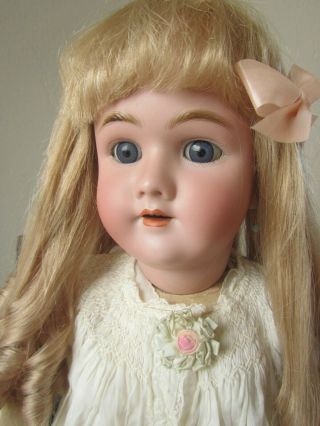 Vntg Antq 28 " German Bisque Doll Simon Halbig/heinrich Handwerck - Pretty Blonde