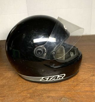 Vintage Bell Star Motorcycle Helmet