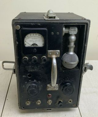 1940s General Radio Sound Level Meter 759 - A W Microphone Vintage