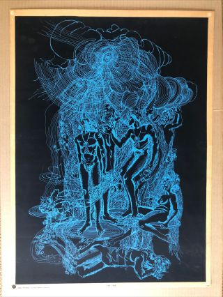 The Trip Vintage Blacklight Poster Psychedelic 1960s 2