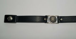Authentic Vintage Gianni Versace Mens Leather Medusa Belt Black 32 Inch Waist 3