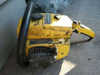 Vintage Mcculloch 7 - 10 Automatic Chainsaw Powerhead Only