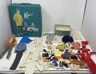 Vintage 1960s Ken Barbie Doll By Mattel Doll And Clothes Estate Fund