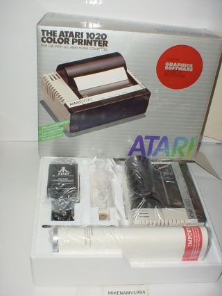 Vintage Atari 1020 Color Printer For Home Computer