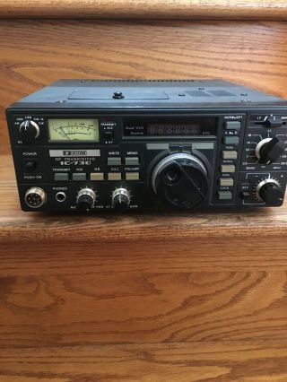 Icom IC - 730 Vintage Ham Amateur multi band Radio HF Transceiver only 2