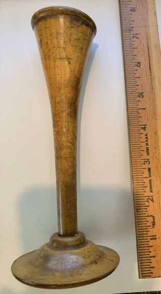Vintage Civil War 2 - Part Wooden Stethoscope - Medical - Exceptional - Antique