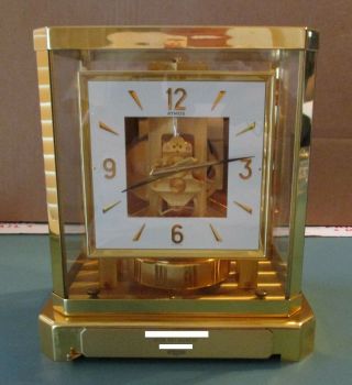 Jaeger Lecoultre Atmos Clock Swiss With Square Dial - Running - Caliber 528 - 8