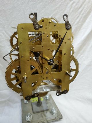 Seth Thomas 89 Mantle Clock Movement Cleaned And Serviced