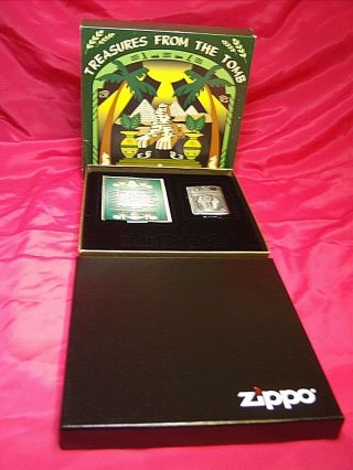 Zippo Treasures From The Tomb Egyptian King 200bs B213 Complete