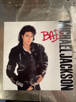 Michael Jackson: Bad Vinyl Lp Record First Pressing,  1987