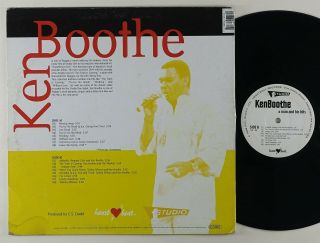 Ken Boothe " A Man And His Hits " Reggae Lp Studio One/heartbeat